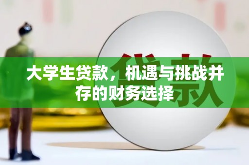 淮上大学生贷款，机遇与挑战并存的财务选择