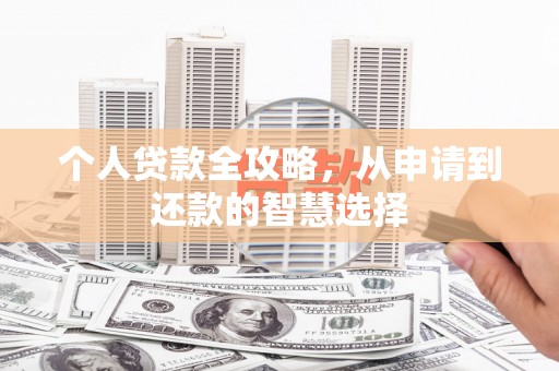 淮上个人贷款全攻略，从申请到还款的智慧选择