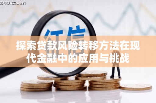 淮上探索贷款风险转移方法在现代金融中的应用与挑战
