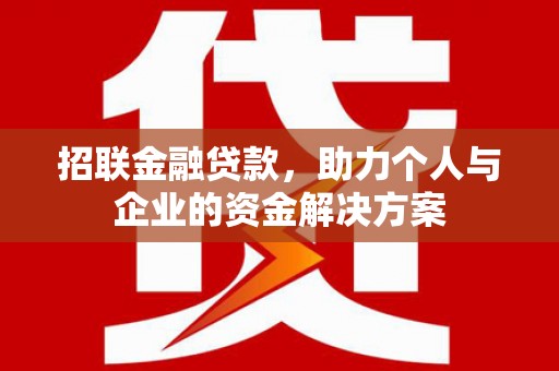 淮上招联金融贷款，助力个人与企业的资金解决方案