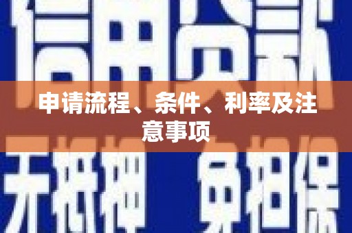 淮上申请流程、条件、利率及注意事项