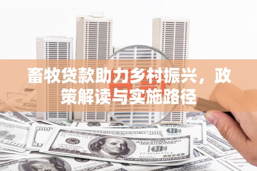 淮上畜牧贷款助力乡村振兴，政策解读与实施路径