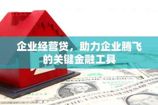 淮上企业经营贷，助力企业腾飞的关键金融工具