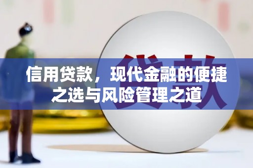 淮上信用贷款，现代金融的便捷之选与风险管理之道