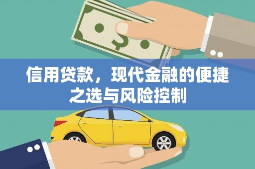 淮上信用贷款，现代金融的便捷之选与风险控制