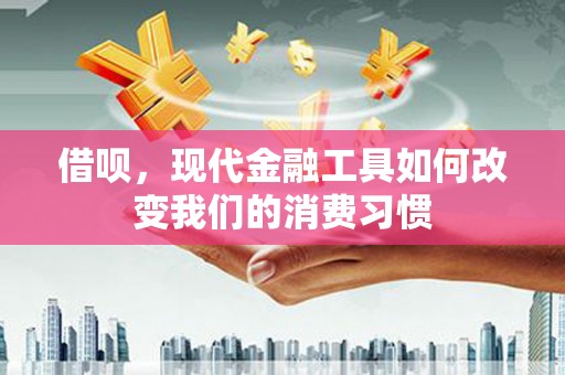 淮上借呗，现代金融工具如何改变我们的消费习惯