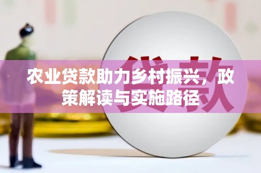 淮上农业贷款助力乡村振兴，政策解读与实施路径