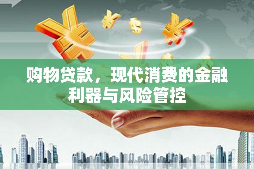淮上购物贷款，现代消费的金融利器与风险管控