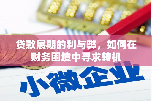 淮上贷款展期的利与弊，如何在财务困境中寻求转机