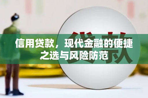 淮上信用贷款，现代金融的便捷之选与风险防范