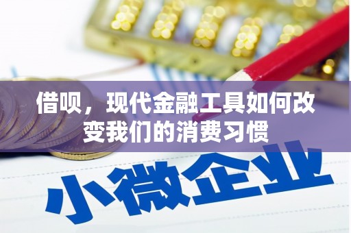 淮上借呗，现代金融工具如何改变我们的消费习惯