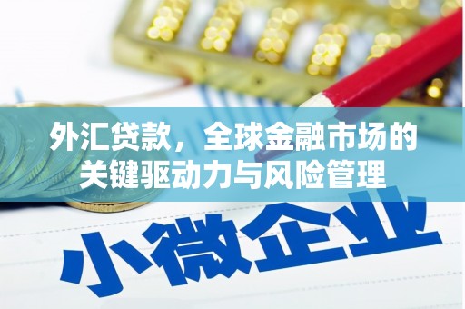 淮上外汇贷款，全球金融市场的关键驱动力与风险管理