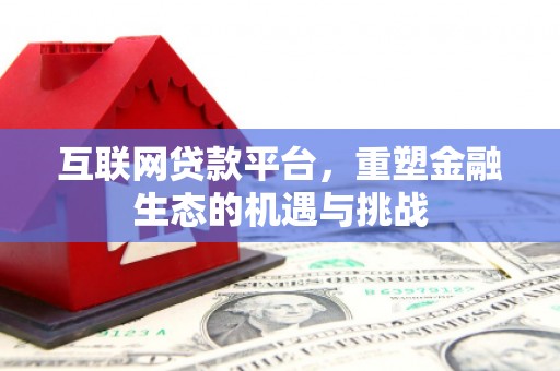 淮上互联网贷款平台，重塑金融生态的机遇与挑战