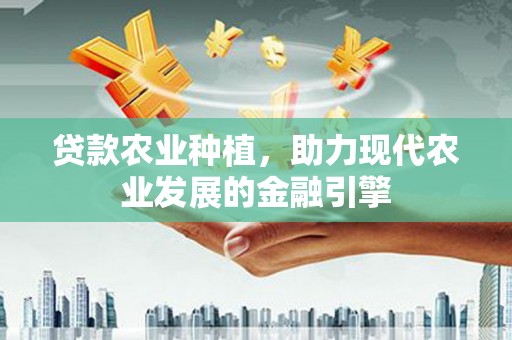 淮上贷款农业种植，助力现代农业发展的金融引擎