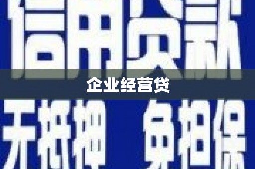 淮上企业经营贷