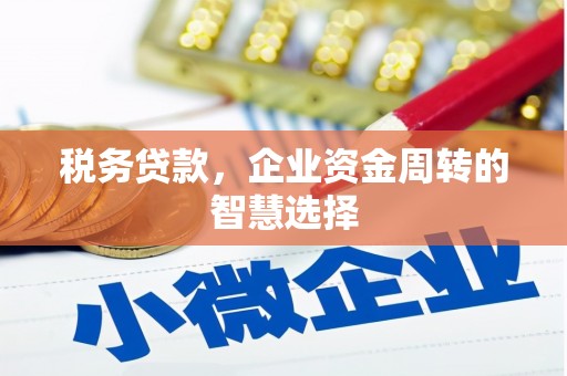 淮上税务贷款，企业资金周转的智慧选择