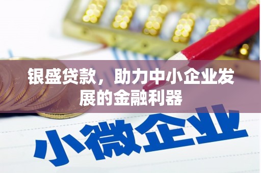 淮上银盛贷款，助力中小企业发展的金融利器