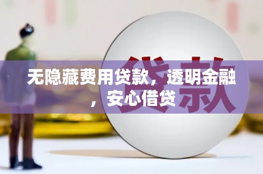 淮上无隐藏费用贷款，透明金融，安心借贷