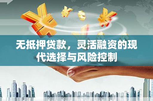 淮上无抵押贷款，灵活融资的现代选择与风险控制