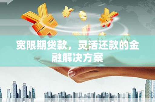 淮上宽限期贷款，灵活还款的金融解决方案