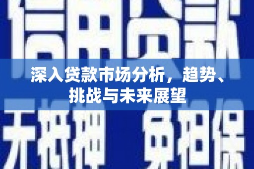 淮上深入贷款市场分析，趋势、挑战与未来展望