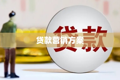 淮上贷款营销方案