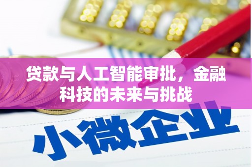 淮上贷款与人工智能审批，金融科技的未来与挑战