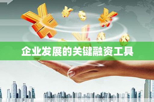 淮上企业发展的关键融资工具