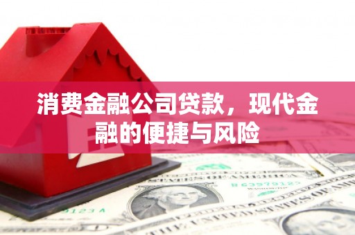 淮上消费金融公司贷款，现代金融的便捷与风险