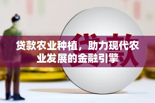 淮上贷款农业种植，助力现代农业发展的金融引擎