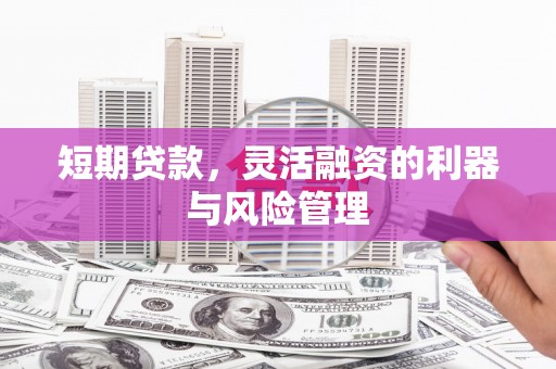 淮上短期贷款，灵活融资的利器与风险管理