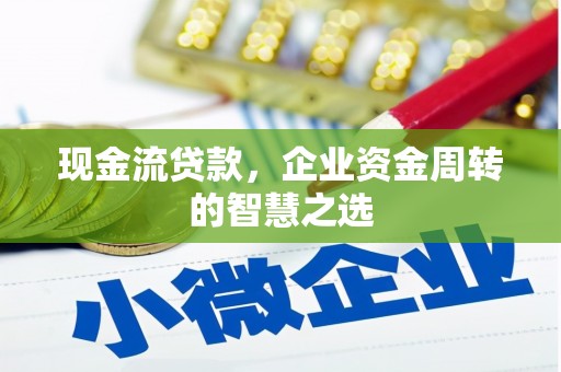 淮上现金流贷款，企业资金周转的智慧之选