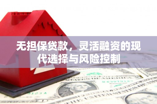 淮上无担保贷款，灵活融资的现代选择与风险控制