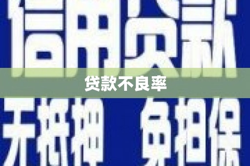 淮上贷款不良率