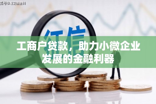 淮上工商户贷款，助力小微企业发展的金融利器