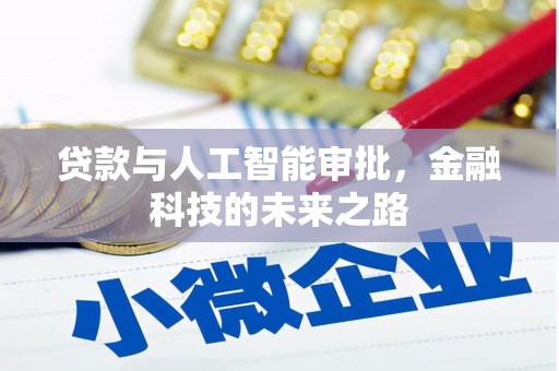 淮上贷款与人工智能审批，金融科技的未来之路