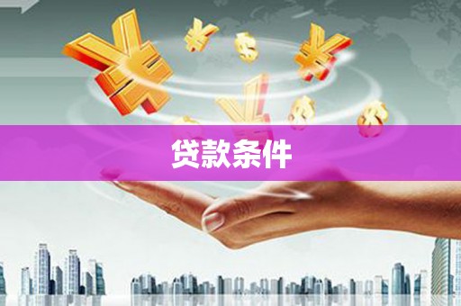 淮上贷款条件