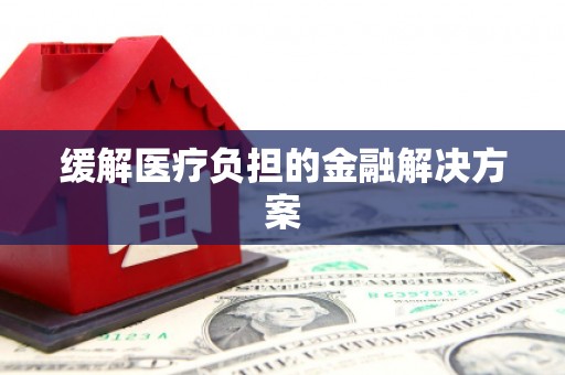 淮上缓解医疗负担的金融解决方案