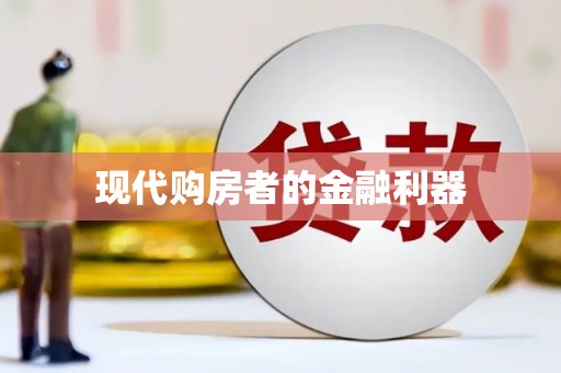 淮上现代购房者的金融利器