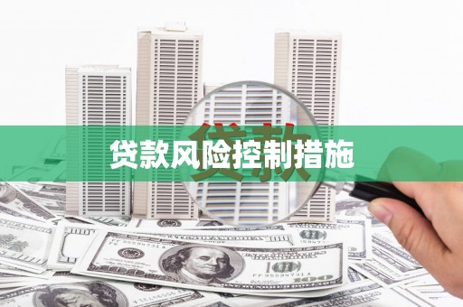 淮上贷款风险控制措施