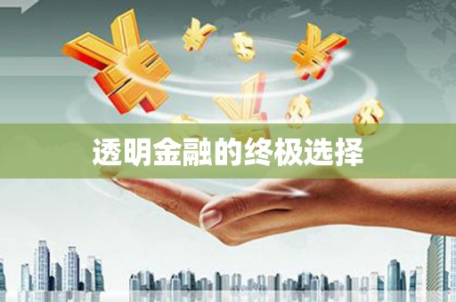 淮上透明金融的终极选择