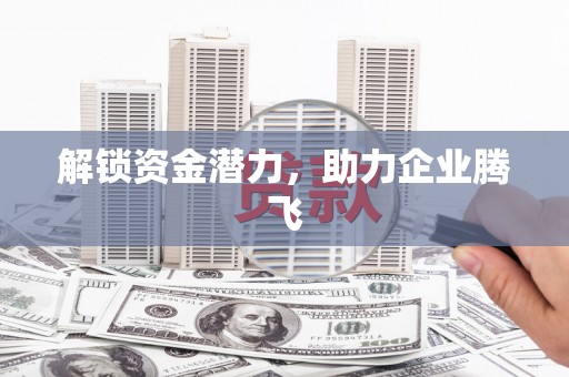 淮上解锁资金潜力，助力企业腾飞