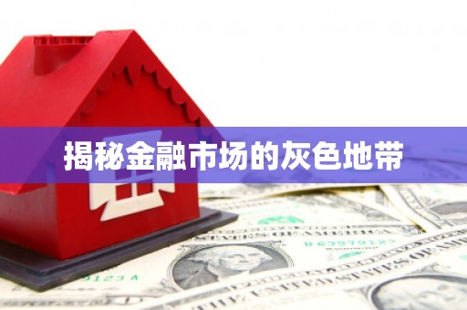 淮上揭秘金融市场的灰色地带
